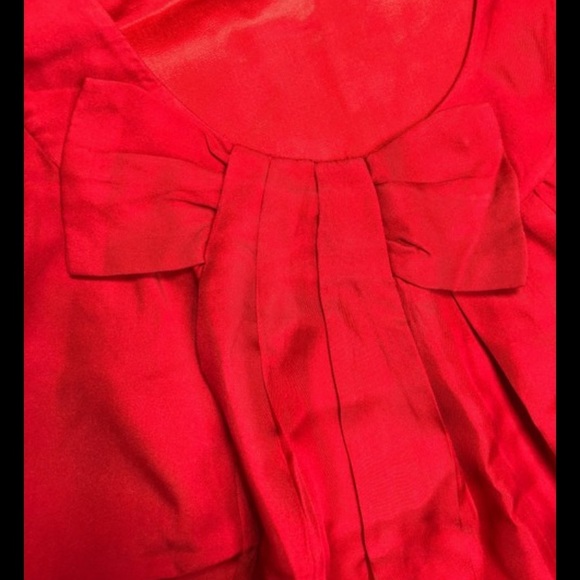 Kate spade New York red silk bow tank - Picture 5 of 9
